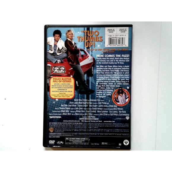 Starsky & Hutch DVD - Widescreen Edition - Ben Stiller, Owen Wilson Comedy Movie - Picture 2 of 3